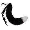 Adjustable Belt Artificial Cat Tail Japanese Style Faux Fox Bendable Furry Fur Cosplay Costume Props Cute