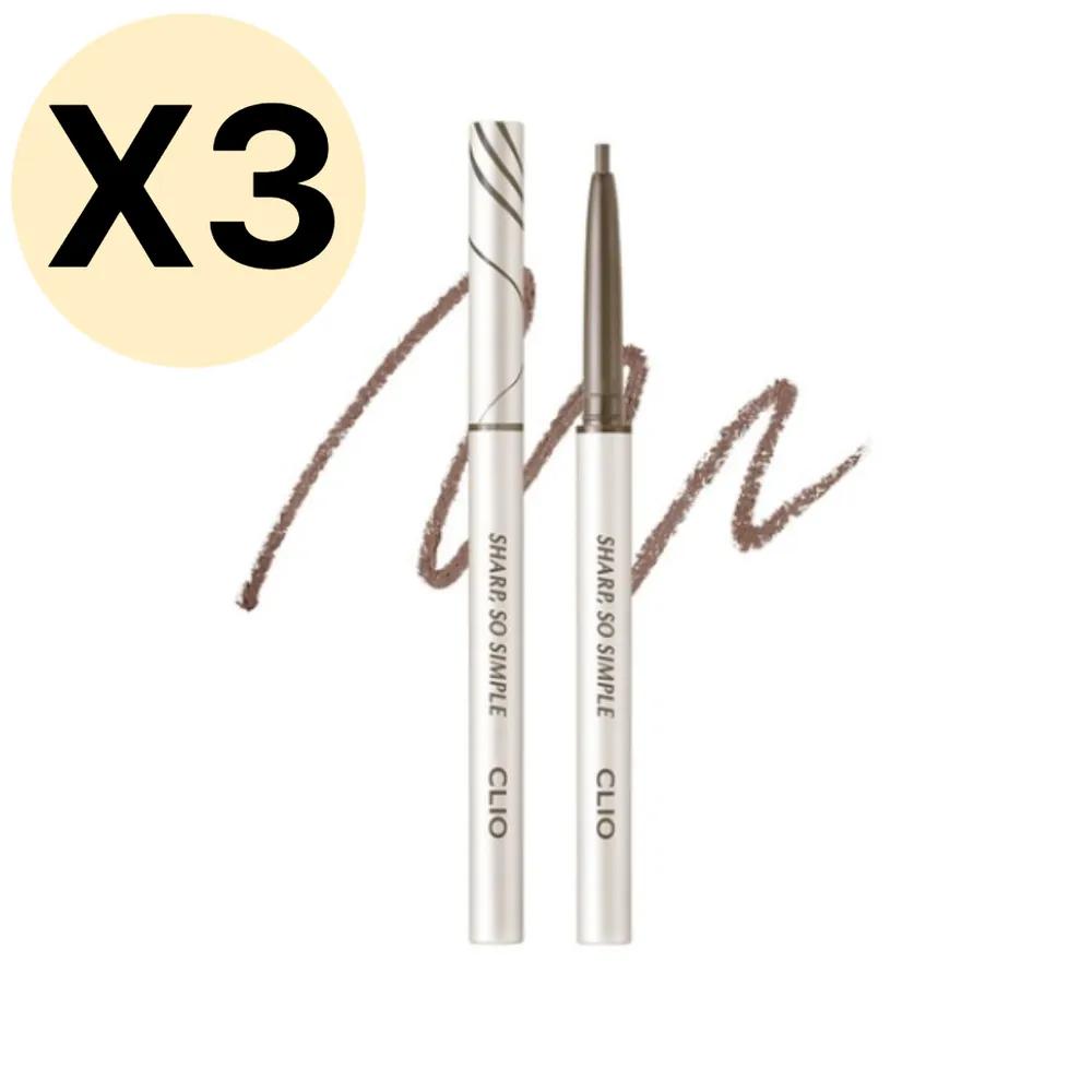 

Clio Sharp Simple Pencil Liner #5 Ash Brown x3