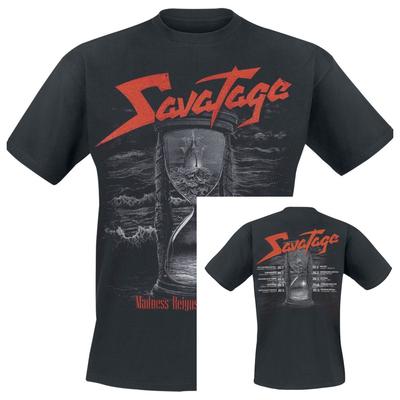 New Savatage Cotton Band Shirt Unisex Summer Short Sleeve Fashion Brand Tee Luxury Casual Vintage