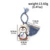 Cute Tassel Penguin Bear Elephant Rabbit Bag Charm DIY Handmade Girl Pendant Car Christmas Tree Ornament Gift Bag Charm