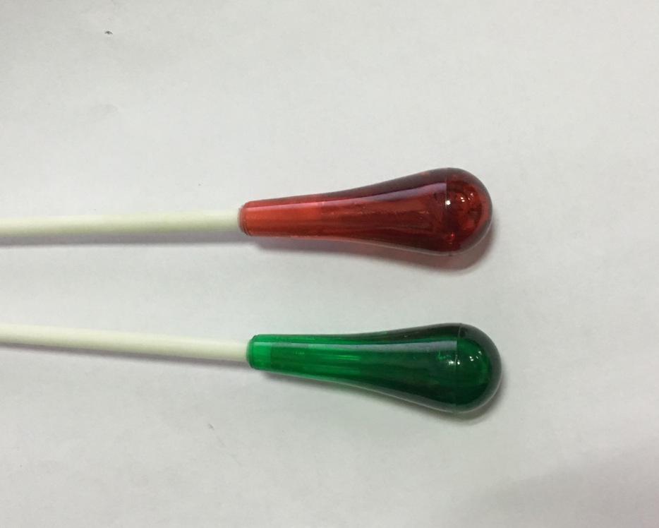 Musical Conductor s Baton with Colored Handle - Professional Gift for Stage Performance Red Handle