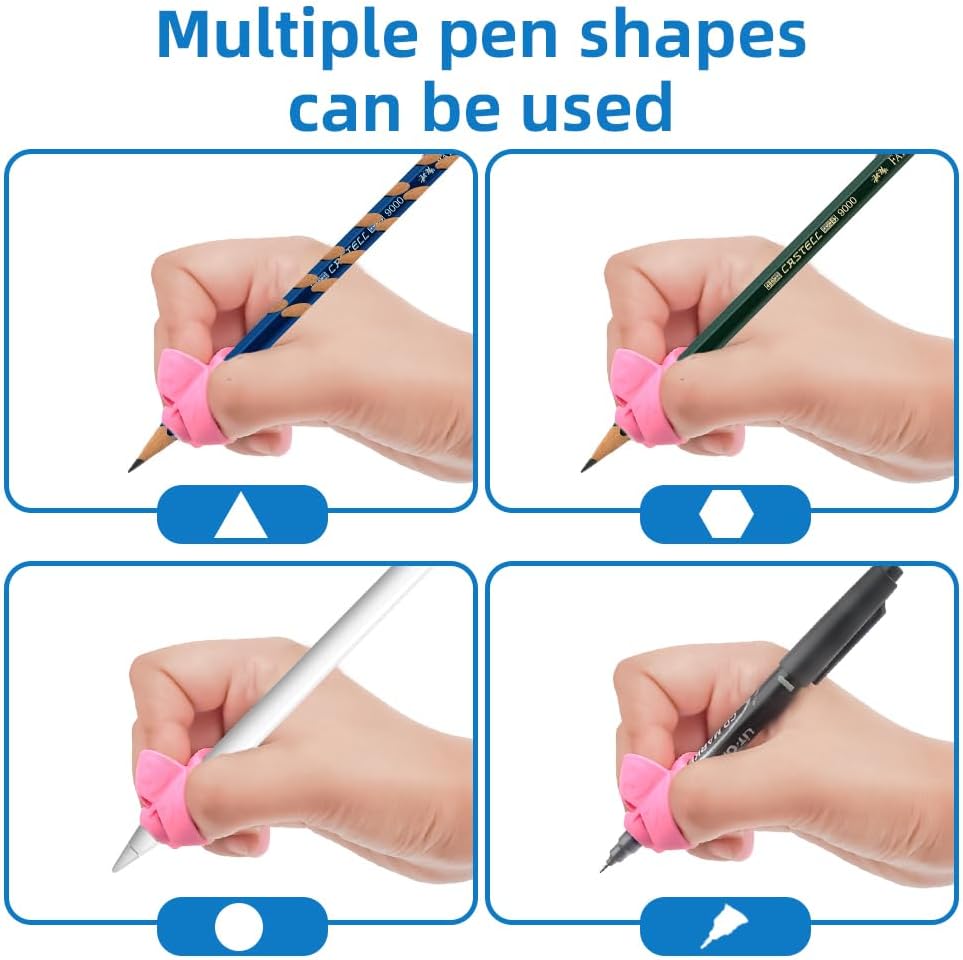 Children's Pen Grip Writing Aid Grip Posture Correction Stationery Pencil Holder For Kids Handwriting Training Correction Device