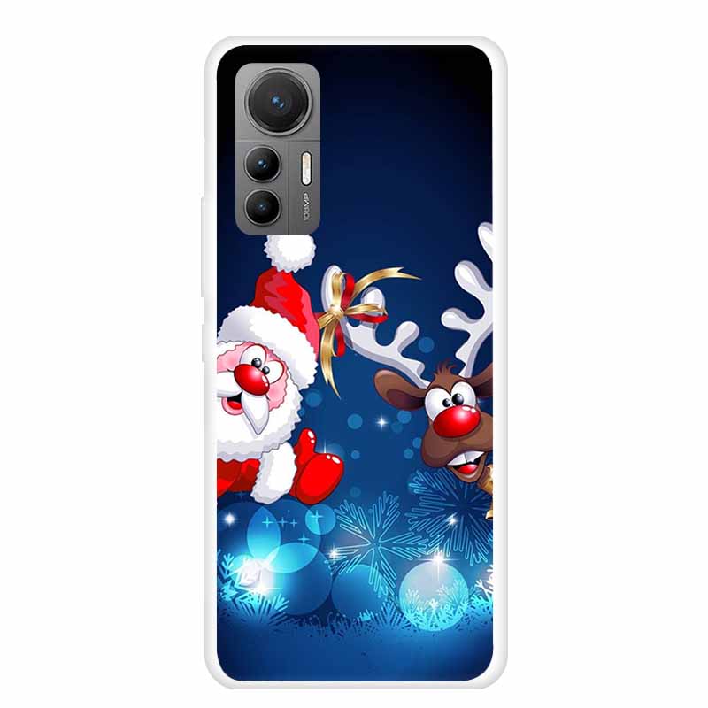 For Xiaomi Redmi K50 Ultra Case Christmas Soft Silicone Back Cover Phone Case for Redmi K50 Extreme Edition Clear Cartoon Funda