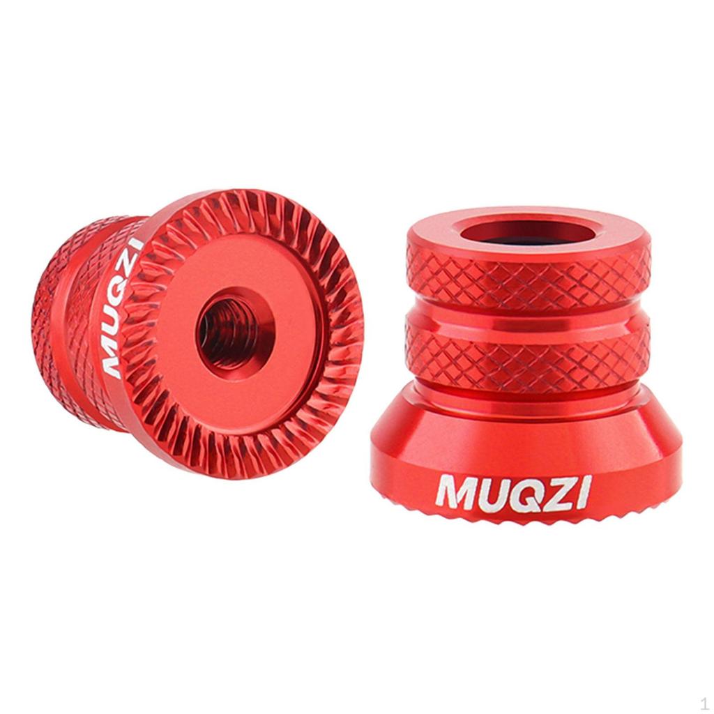 2 Pieces Bicycle Hub Nut Bike Axle Nuts Non Slip Spare Part Quick Release Lever
