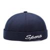 Adjustable Hip Hop Cap Solid Color Street Dance Hat Retro  Fashion Beanie Hat  Men