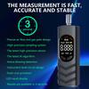 Portable Digital Alcohol Tester Breathalyzer With Mouthpiece Rechargeable High Accuracy Breath Alcohol Detector For Drivers
