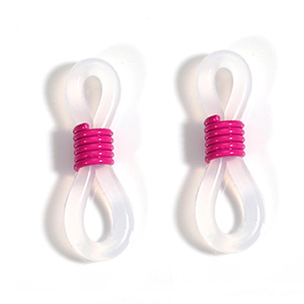 50pcs Eyeglasses Chain Rubber Connector Spectacle Frame Connector Retainer for Sunglasses Holder Chain Necklace Accessories
