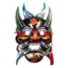 Nuo Opera Full Face Mask – Carved ABS Hand-Painted Temple Fair Costume Prop, Chinese National Style COS Party Performance Mask