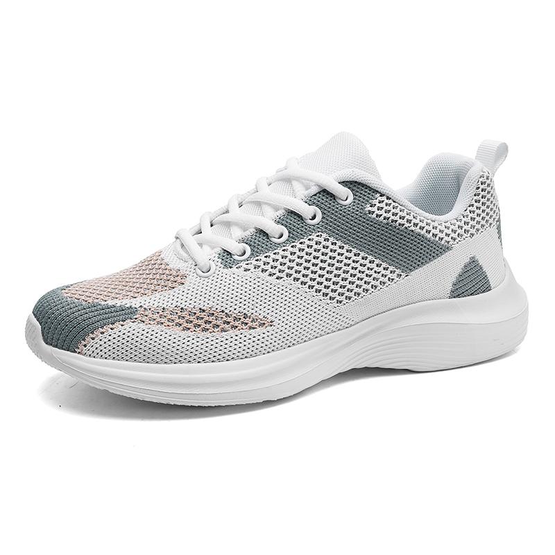 

TUINANLE/спортивная обувь для пар, сетчатые дышащие кроссовки на платформе, женские повседневные прогулочные тренировочные туфли 35 чёрный