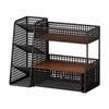 Mesh Organizer with Drawer Multi-Purpose Storage Tray Freestanding