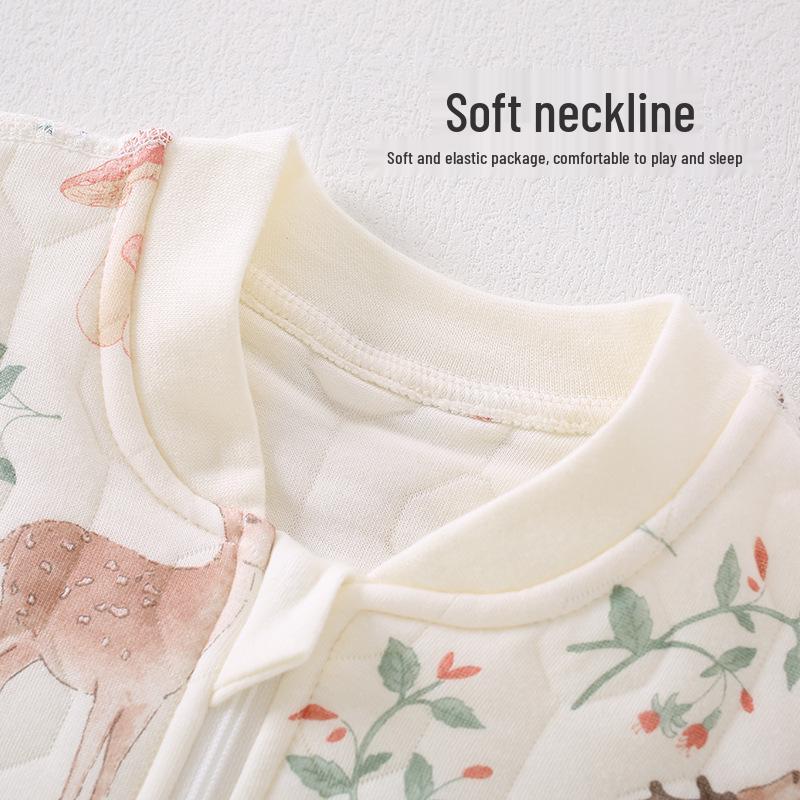 Autumn & Winter Anti-Kick Split-Leg Baby Sleep Bag: Class A Pajamas for Newborns