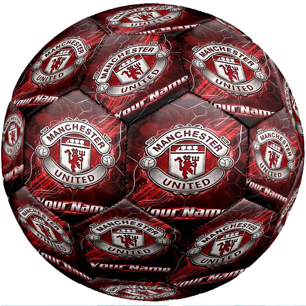 Manchester United Fashion Size 5 Football Wearproof Non‑Slip Soccer Ball For Sports Training Entertainment Use