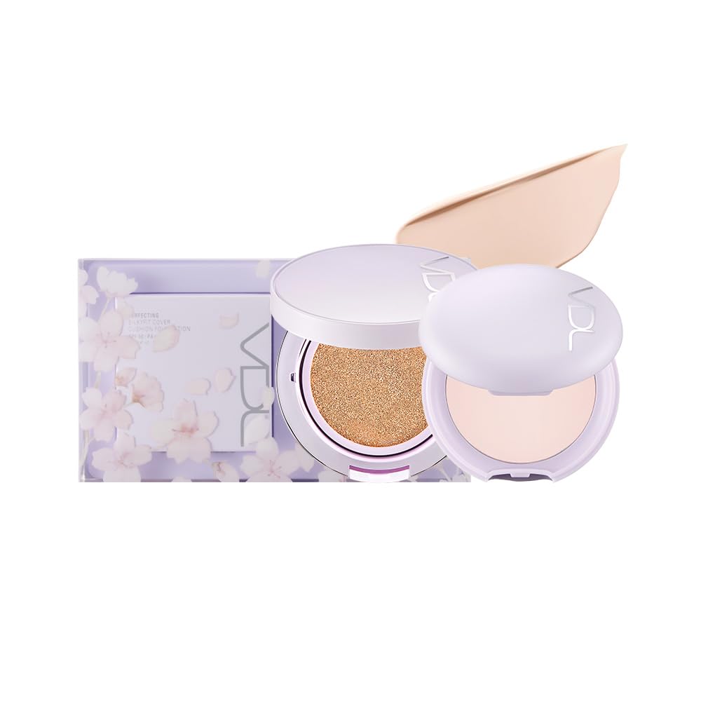 

VDL Perfecting Silky Fit Special Set A02 Color Bright 12g SPF50 Cushion Foundation Shiny Transparent Silky Skin Set (Стандартная охра) PA +++
