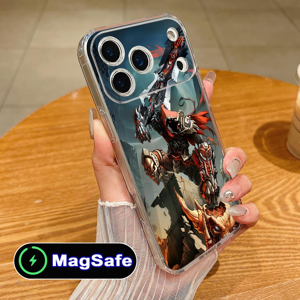 Game Darksiders Mobile Phone Case for iPhone 17 16 15 14 13 12 11 Air Pro Max Plus Mini Magsafe Clear Colorful Cover Pretty