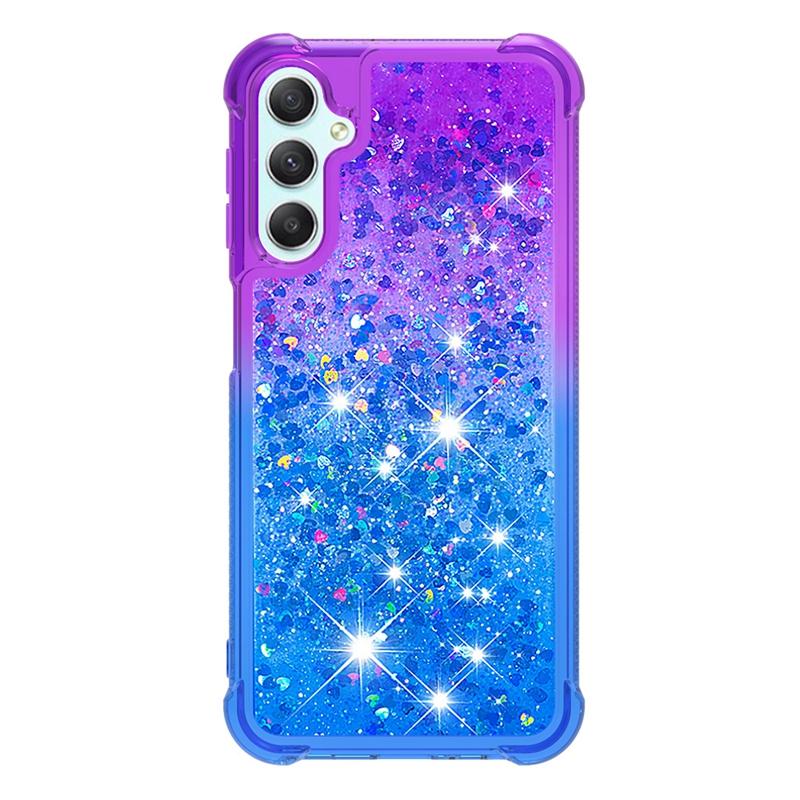 For Samsung Galaxy A54 5G SM-A546B Case Dynamic Quicksand Liqui Case for Samsung A 54 A34 A14 5G A24 A04S A04 A04E Phone Cover