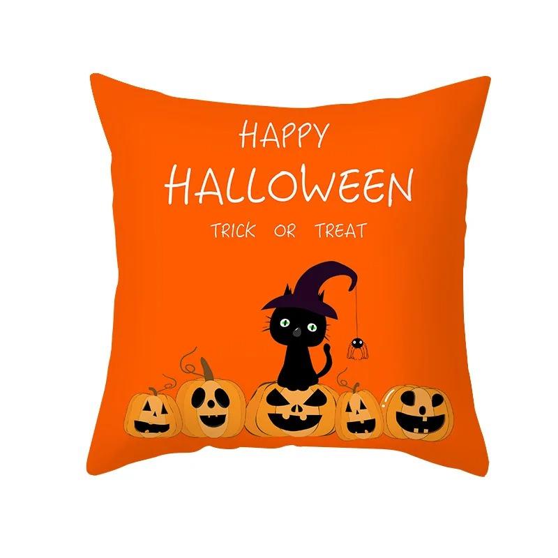Taie d'Oreiller Thème Halloween, Voiture Fantôme, Horreur, Bureau, Salon, Canapé