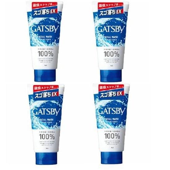 Gatsby Facial Wash Perfect Scrub 130g4 pieces