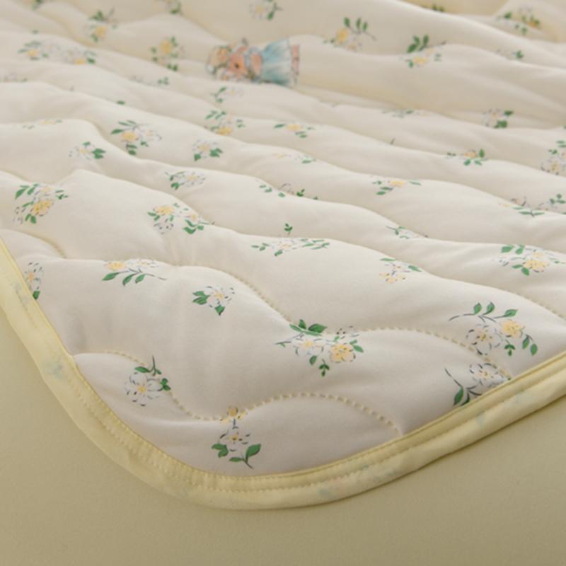 New Floral Spring Summer Blanket And Pillowcase Soft Skin-Friendly Single Double Quilt Knitted Breathable Air Conditioning Duvet