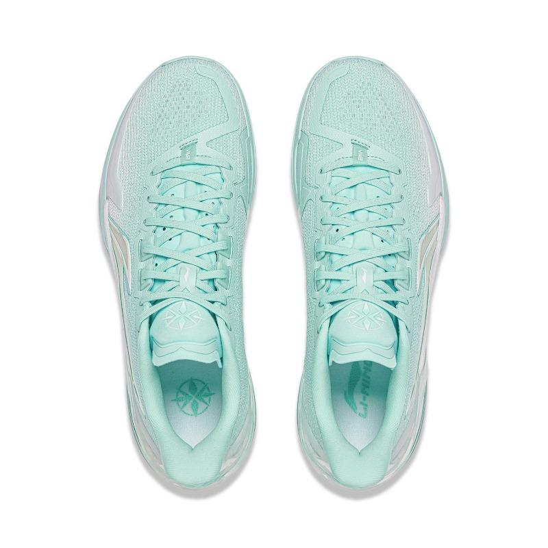 Li-Ning Blade 6V2 Biluo Super Boom Lightweight Stable Low Top Practical Basketball Shoes Men Blue White ABAV087-5