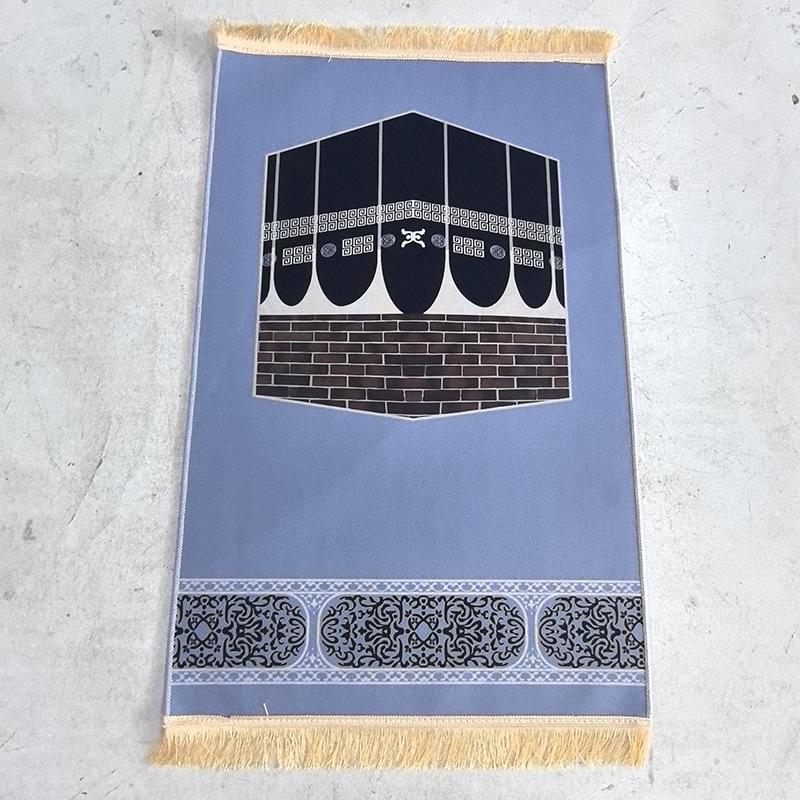 Plush Crystal Velvet Embossed Carpet for Living Room or Prayer Space