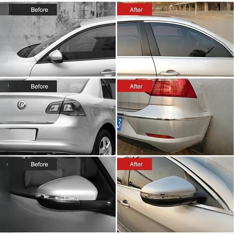 Car Chrome Body Strip, Bumper & Door Protective Moulding, 10mm/20mm Auto Styling Trim Sticker Exterior Decoration