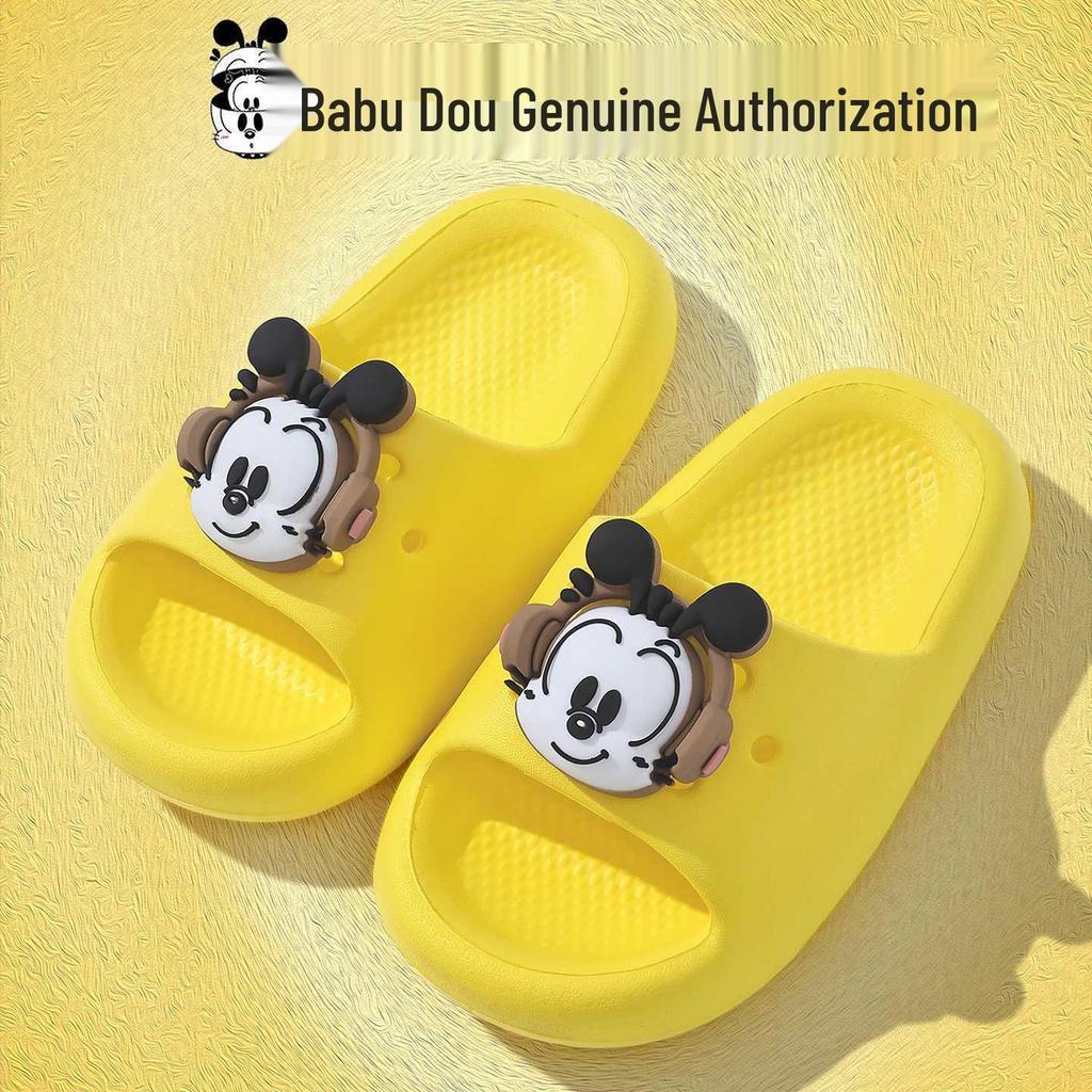 Babudou Kids' Anti-slip EVA Summer Slippers – Odor-resistant Unisex Sandals for Home and Bath.