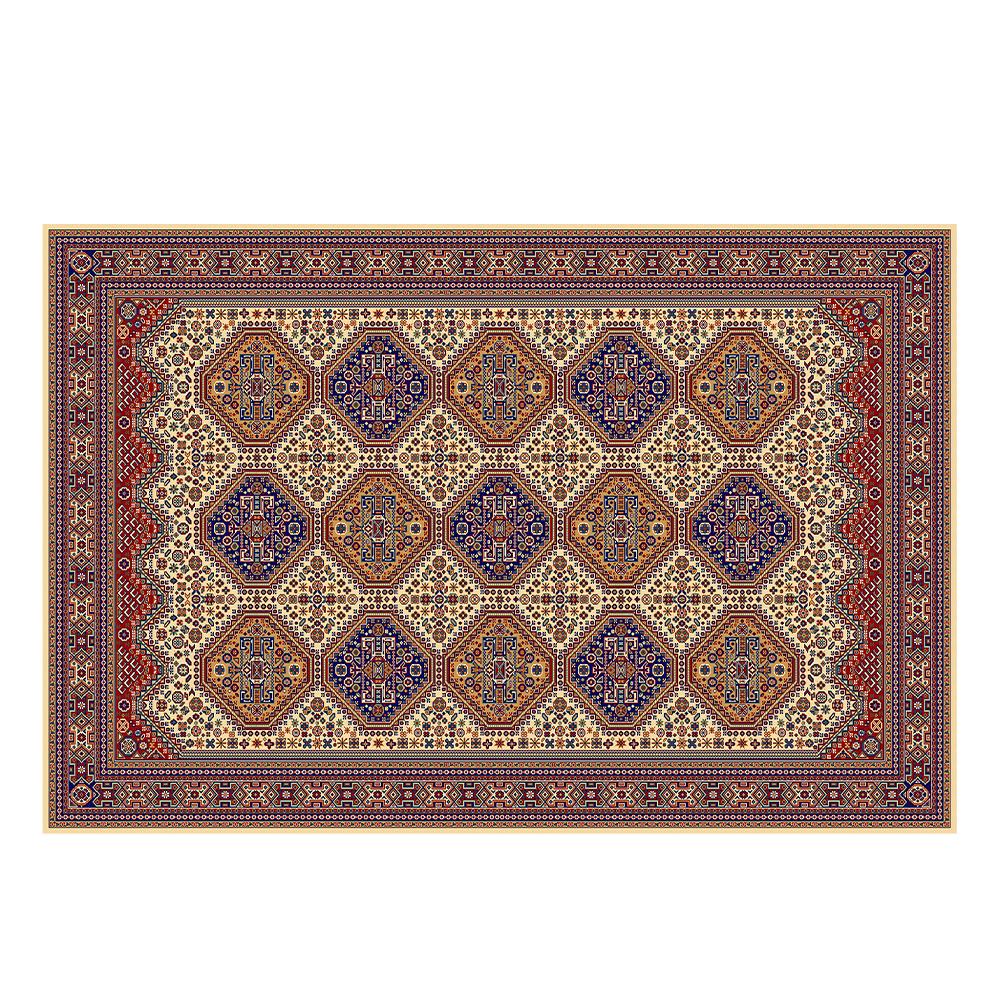 VIKAMA Luxury Moroccan Boho Rug, Non-Shedding Non-Slip Bedroom Living Room Carpet,Fade Resistant,Hallway Long Carpet Home Decor
