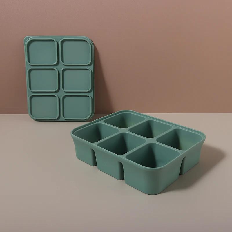 Molde de Cubitos de Hielo de 12 Compartimentos Bandeja de Cubitos de Hielo de Silicona Bandeja Cuadrada Molde Formas de Cubitos de Hielo de Silicona Liberación Fácil Accesorios de Cocina para Bar