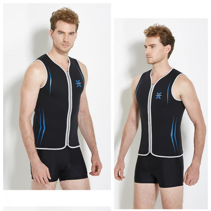 3mm Neopren Neoprenanzug Weste Schnorcheln Surfen Tauchen Herren Frontreißverschluss Warmwasser Sportausrüstung