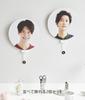 Yamazaki Tower Wall Fan Holder Plasterboard Pins and Wood Compatible with Plasterboard x x Set of Fan Display Product 1953 (Includes Screws), White,