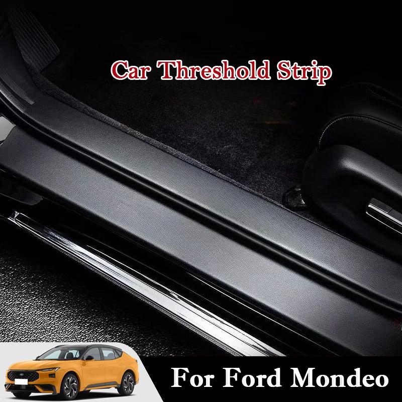 For Ford Mondeo 2013-2026 Car Threshold Strip Protective Stickers Door Trunk Scratch Trampling Resistant Interior Stickers Pads