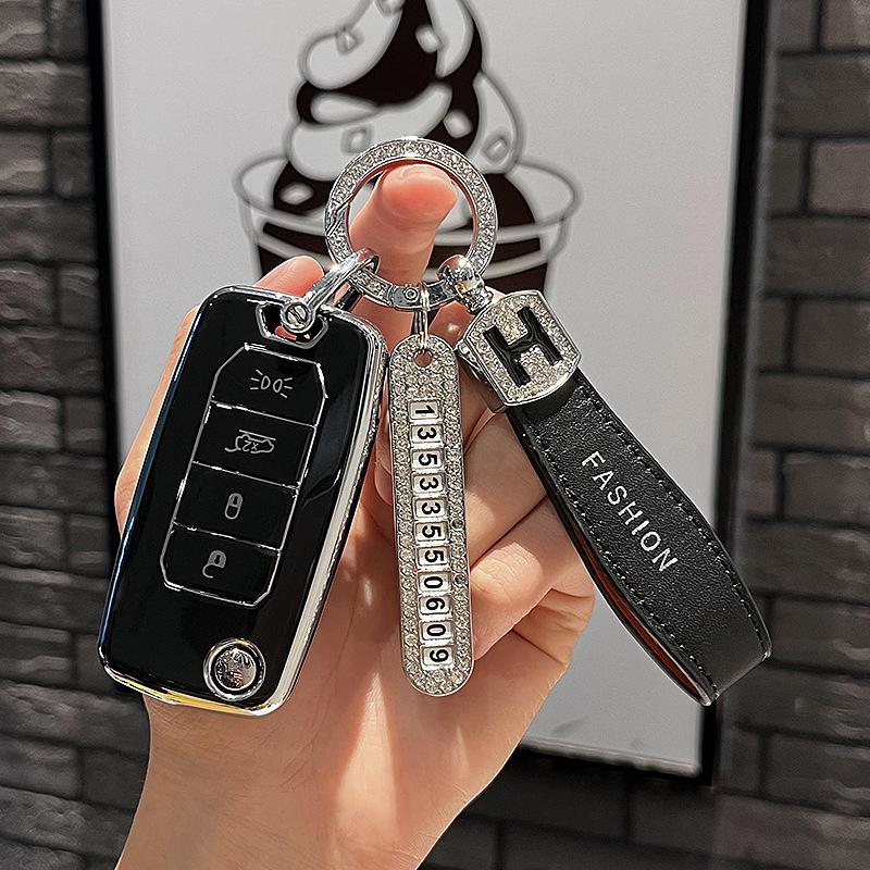 Platí pro Jeep Compass Renegade Originální skládací klíč s dálkovým ovládáním upravený náhradní kryt klíče