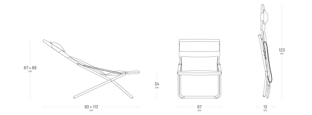 Židle Lafuma Hnědá LFM2865