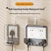 Waterproof Bathroom Power Outlet Cover - Adhesive Type