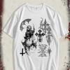 Men's High Street Hip-Hop Dark Style Printed T-Shirt, New Spring/Summer Collection