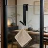 1/2Pcs Traceless Hook Frameless Glass Doors Up to 3/8 Inch Thick Shower Hook Stainless Steel Bathroom Towel Hook Bathrobe
