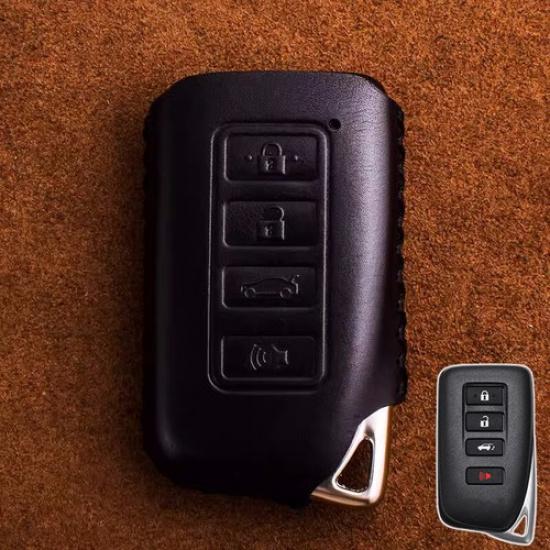 Genuine Leather Car Key Fob Case Cover For Lexus RC LX IS GS RX ES NX LS RC300