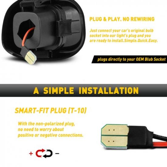 18-SMD LED Light Plate License For Chevrolet WHITE 1998-2005 Blazer Lamp BRIGHT