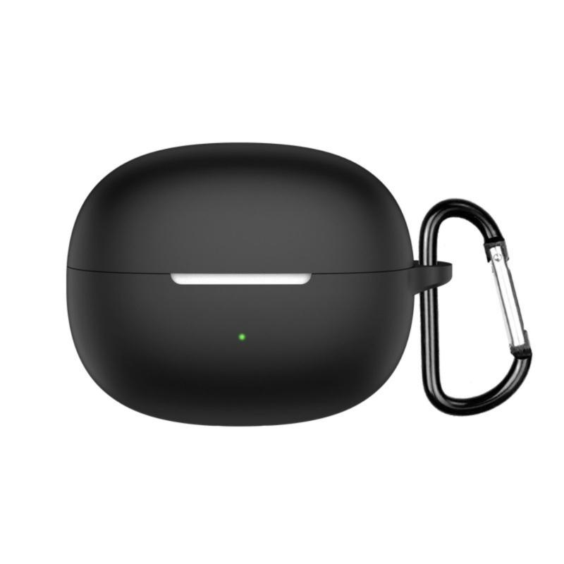 

М який захисний чохол ударостійкий для навушників ONE Пилозахисний силіконовий корпус Миючийся чохол для зарядного кейсу чорний