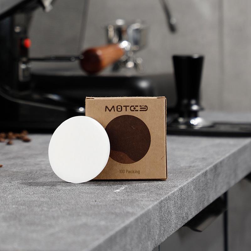 Universelt italiensk kaffemaskinfilter: Sekundær pulverbolle og vannfilterpapir (51/58mm)