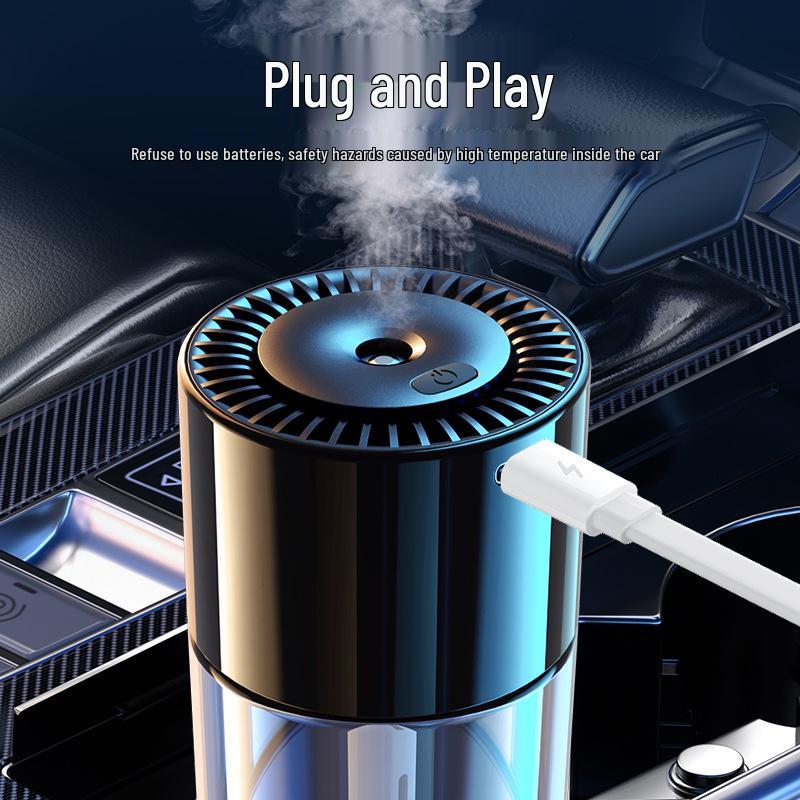 Smart Car Air Freshener: Automatic Aromatherapy Spray for Odor Removal in High-End Vehicles for Men