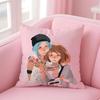 Story Life Is StrangeL Game Cushion Cover Pillow Case Soft Skin Friendly Fabric  Concealed Zipper