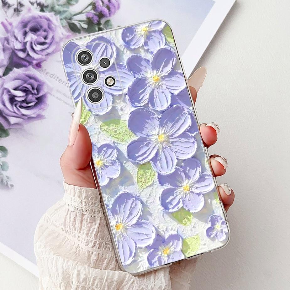 For Samsung Galaxy A52 A52s A72 5G Case Cute Painted Cover Soft Silicone Phone Cases For Samsung A52 A 52 s Galaxy A72 5G Fundas