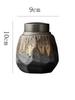Vintage Ceramic Storage Jar Creative Stoneware Sealed Tea Jar Home Portable Candy Nuts Coffee Beans Medicinal Herb Storage Box