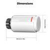 ZigBee Thermostatic Radiator Valve Supports App Remote Control Temperature Controller Radiator Actuator Valve