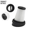 Long Lasting Folding Filter for Grundig Cyclonic 21 6V For Invictus 1 For Domo 21 6V Save Money On Replacements