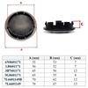 ZDFVU1 Hot Emblems 4pcs 55mm 56mm 65mm Car Wheel Center Caps Hubcap Cover for VW Volkswagen Jetta MK5 Golf Passat Styling 3B7