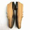 TOD'S Women's Size 36 (22.523.0cm) Moccasin Coin Loafer Slip-On Made In Italy Business Shoes Beige(USED)