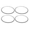 4PCS 16 Inch Wheel Rim Protector Anti Scratch Self Adhesive Aluminum Alloy Metal Wheel Edges Trim Protector Ring