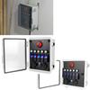 LED Lighted Panel Boat Switch Panel ABS Plastic Construction Marine Environment Safe Real-time Voltage Meter For Marine Use